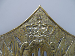Grenadier / Mützen Messingschild um 1780/1820
