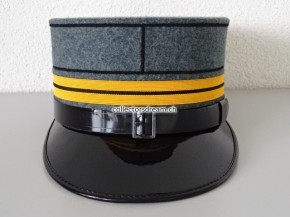 Offiziers Schirmmütze Oberstleutnant Ord. 1949 rauer Feldstoff