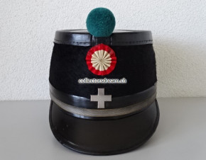Tschako / Käppi Major Ord. 1898 Administration oder Versorgung