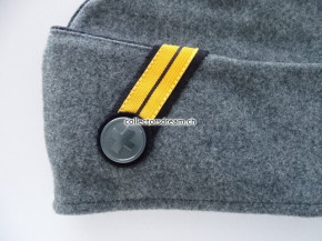 Feldmütze sogenanntes "Schiffli" Ord. 1949 Oberstleutnant im Gst.