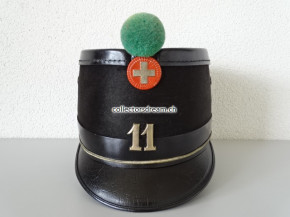 Verpflegungs / Verwaltungs Offiziers Tschako / Käpi, Leutnant Kp. 11