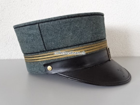 Offiziers Schirmmütze Hauptmann Ord. 1926/40 rauer Feldstoff