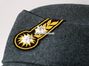 Divisionär Feldmütze "Schiffli" Ord. 1949 rauer Feldstoff