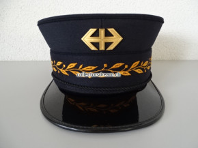 SBB - CFF - FFS Dienstmütze eines Bahnhofvorstandes oder dessen Stv. Grösse - Taille 54