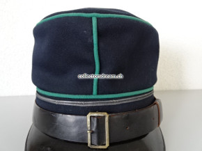 Offiziers Schirmmütze Leutnant Verwaltung/Versorgung Ord. 1875/88