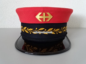 SBB - CFF - FFS Dienstmütze eines Bahnhofvorstandes oder dessen Stv. Grösse - Taille 56