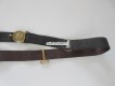 Artillerie Ledergurt zu Säbel Ordonnanz um 1850