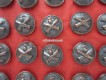 Uniformen Knopf, Artillerie, kupferfarbig, eidg. Ord. 1917/26 und 1940