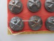 Uniformen Knopf, Artillerie, kupferfarbig, eidg. Ord. 1917/26 und 1940