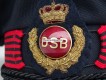 Eisenbahn Uniformjacke und Schirmmütze " DSB " Dänische Staatsbahn