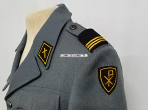 Uniformjacke und Hose Feldprediger Ord. 1949. Spezialistenabzeichen Feldpredigerdienst-chef