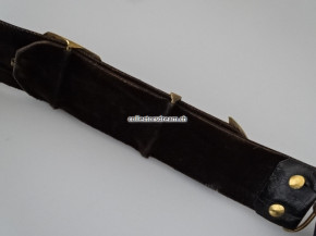 Kartuschenkasten / Giberne berittener Artillerie Offizier kant. Ord. um 1830/40