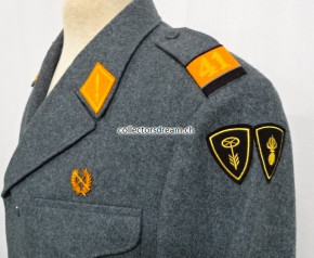 Uniformjacke & Hose Territorialdienst Hilfspolizei Ord. 1949 Feldstoff