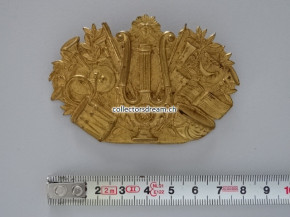 Antikes Emblem Musik / Militärmusik ca. um 1880/1900