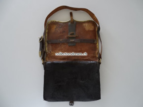 Antike Polizei - " Landjäger " Ledertasche Luzern