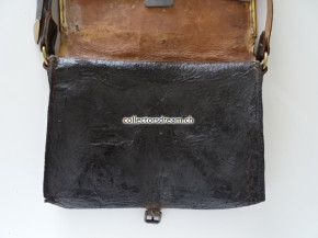 Antike Polizei - " Landjäger " Ledertasche Luzern
