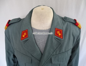Offiziers Arbeitsjacke aus dünnem Stoff Artillerie Oberst Ord. 1949