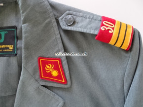 Offiziers Arbeitsjacke aus dünnem Stoff Artillerie Oberst Ord. 1949