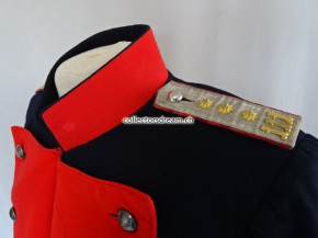 Uniformjacke-Kittel Infanterie Hauptmann Bat. 111 (Bern) eidg. Ord. 1898
