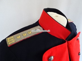 Uniformjacke-Kittel Infanterie Hauptmann Bat. 111 (Bern) eidg. Ord. 1898