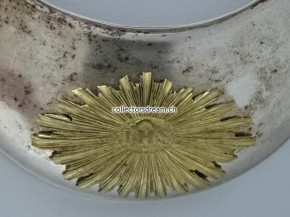 Hausse-col Halskragen kant. Ordonnanz um 1830 Infanterie Offizier Genf / Genève