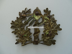 Giberne / Patronentaschen Emblem Arzt um 1850