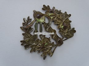 Giberne / Patronentaschen Emblem Arzt um 1850
