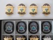 Metall Badges Serie, 8-teilig, Hartford Police, Connecticut