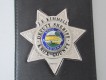 Metall Badge Deputy Sheriff J.F. Kimmell, Knox County State of Indiana