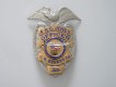 Älteres Metall-Badge, A.B.C. Jones Officer, U.S. Guards Co.