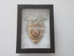 Älteres Metall-Badge, A.B.C. Jones Officer, U.S. Guards Co.