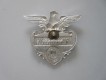 2 x Metall Badge, Pinkerton Special Service, inkl. Stoffabzeichen