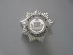 2 x Metall Badge, Pinkerton Special Service, inkl. Stoffabzeichen