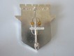 Metallabzeichen Militär " 17 RGP ", Insigne militaire, datiert 1980