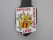 Feuerwehr, Brusttaschen Anhänger, Sapeurs Pompieres Liege / Belgien 