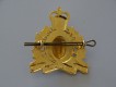 Metallabzeichen "RCMP" Royal Canadian Mounted Police