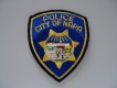 Stoffabzeichen / Streifenwagen Foto / Visitenkarte, City of Napa Police, California