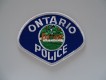 Stoffabzeichen / 2 Streifenwagen Fotos, Ontario Police, California