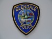 Stoffabzeichen / Streifenwagen Foto, Glendale Police, California