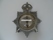 Bobbyhelm Metallabzeichen, British " Rochdale County Borough Police "