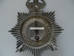 Bobbyhelm Metallabzeichen, British " Rochdale County Borough Police "