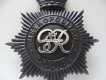 Bobbyhelm Metallabzeichen, British " Metropolitan Police " Epoche König Georg VI (König von England 1936-1952)