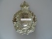 Helm Metallabzeichen, British Scottish " THE KING'S LIVERPOOL REGT" ca. um 1910/20-er Jahre