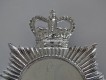Bobbyhelm Metallabzeichen, British Bedfordshire Police