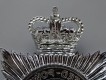 Bobbyhelm Metallabzeichen, British Dyfed-Powys Heddlu Police