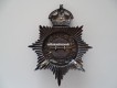Bobbyhelm Metallabzeichen, British " Norwich City Police "