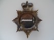 Bobbyhelm Metallabzeichen, British " Oxford City Police "