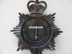 Bobbyhelm Metallabzeichen, British " Leicestershire and Rutland Constabulary "