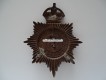 Bobbyhelm Metallabzeichen, British " Cardiff City Police "