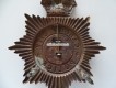 Bobbyhelm Metallabzeichen, British " Cardiff City Police "